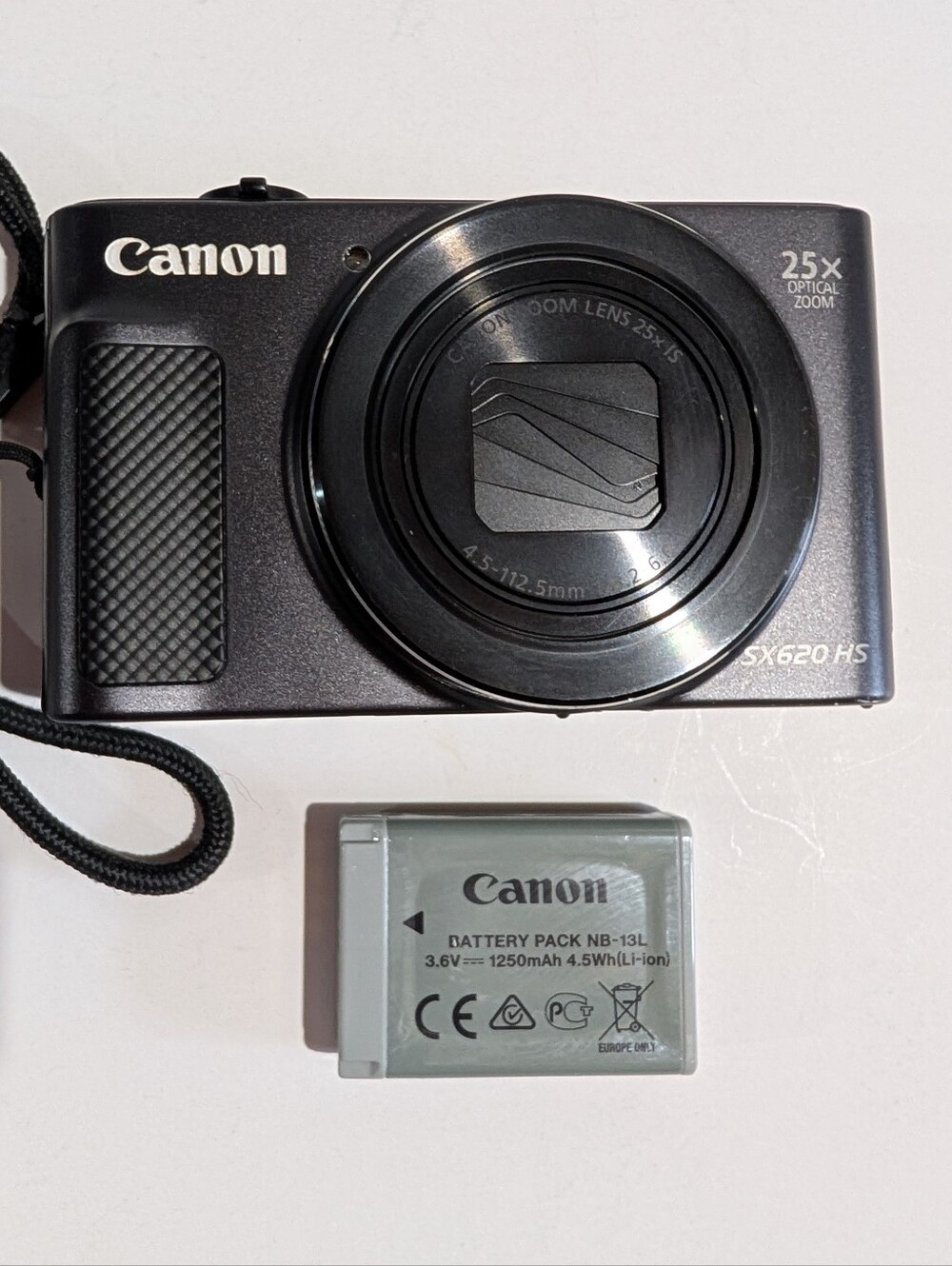 Canon Powershot SX620 HS Digital Camera For Parts Or Repair